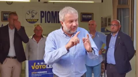 🔴 On. Claudio Borghi: «Chi vota PD a Piombino vota Laura Boldrini»