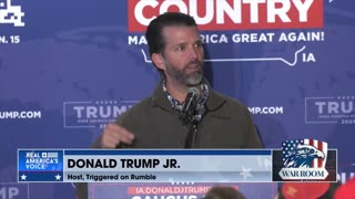 Donald Trump Jr. Speaking Live From Iowa