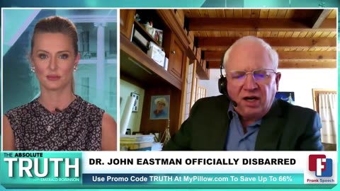 Trump Atty Dr. John Eastman responds to a CA judge's recommendation to disbar him