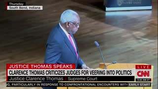 Justice Thomas On Court Politics: "The Least Dangerous Branch... [Has] Become The Most Dangerous"