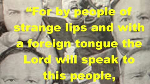 By People of Strange Lips, Isiah 28: 11, 12