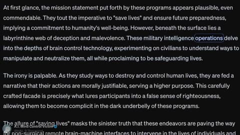 Unveiling the Dark Reality of Military Intelligence Brain Control Technology Programs"