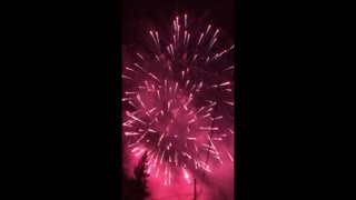 Christmas Fireworks Almonte Ontario