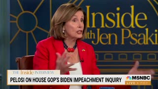 INSANE: Pelosi Condemns Efforts To Impeach Politicians