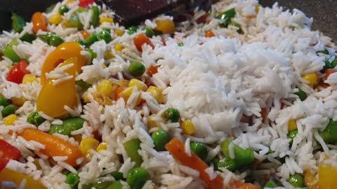 Vegetable Rice Recipe.
