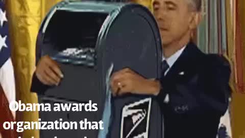 Obama awards organization that helped steal election