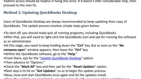 How to Correct the QuickBooks Update Error 15106?