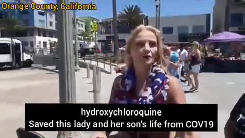California Woman Says Hydroxychloroquine Saved Her Life