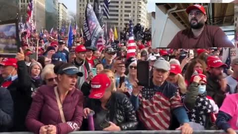 Trump supporters protest in Washington, D.C. REAL PEACEFUL PROTEST