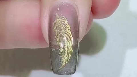 Golden Feather Manicure