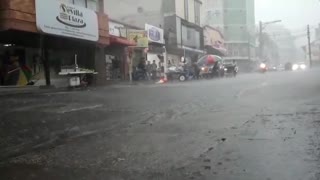 Fuerte tormenta en Bucaramanga