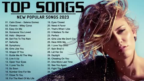 Top Hits 2023 ☘ New Popular Songs 2023 ☘ Best English Songs ( Best Pop Music Playlist )