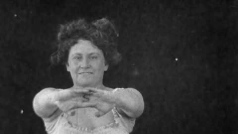 Latina, Contortionist, Dislocation Act (1905 Original Black & White Film)