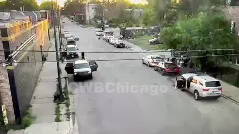 Chicago Gang Shooting where 1 Month Old Baby Was Shot CCTV