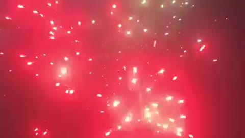 New year fireworks in Germany 2019