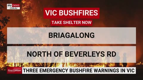 Sky News Australia - Out of control bushfires threatening lives and homes in Victoria