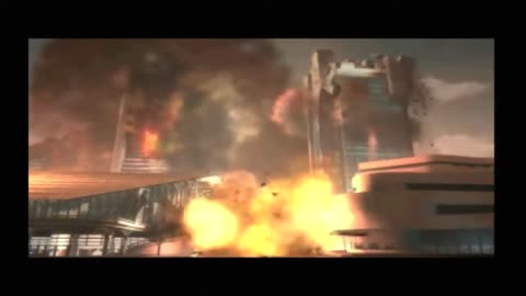 Ace Combat 3: Electrosphere | X-49 destroys Megafloat