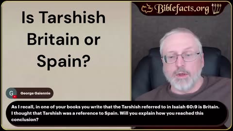 Q&A Is Tarshish Britain or Spain?