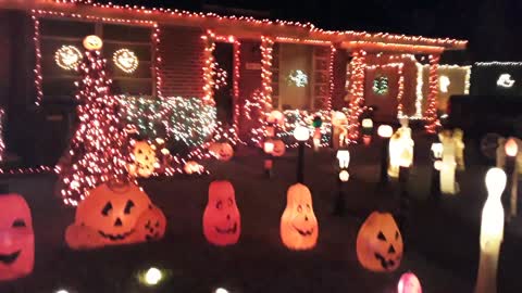 2019 Halloween Display Night time