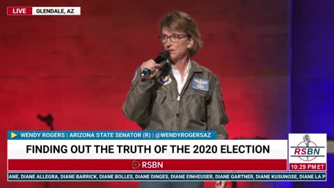 Sen. Wendy Rogers Speech at Kari Lake's Election Integrity Rally in Arizona