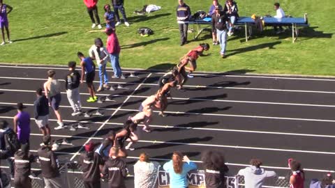 20190202 Charlotte City Championship - Girls 55 meter dash - Final