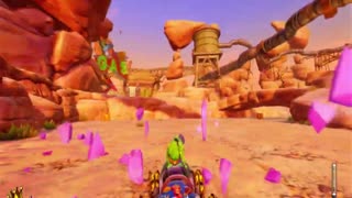 Crash Team Racing Nitro Fueled - Rocky Road Crystal Grab Gameplay