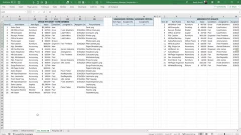 Organize Office Equipment & Inventory with Excel + FREE DOWNLOAD