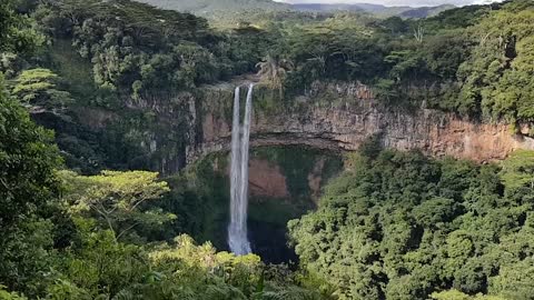 Waterfall nature forest river