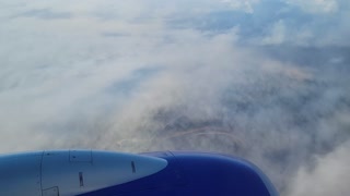 Descent into Houston on Southwest