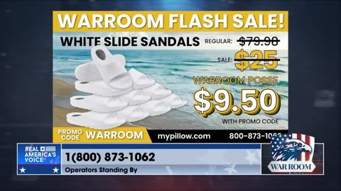 Checkout The WarRoom Flash Sale At mypillow.com/warroom