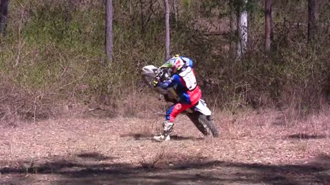 How to pivot turn on a dirt bike