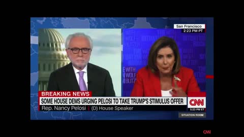 Nancy Pelosi gets HEATED in an interview with Wolf Blitzer! (Parody)