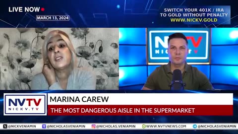 MARIA CAREW DISCUSSES THE MOST DANGEROUS AISLE IN THE SUPERMARKET WITH NICHOLAS VENIAMIN