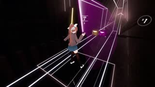 Monika Plays HARD Beat Saber Be There For You!