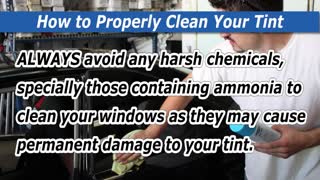 How to Properly Clean Your Tinted Windows?