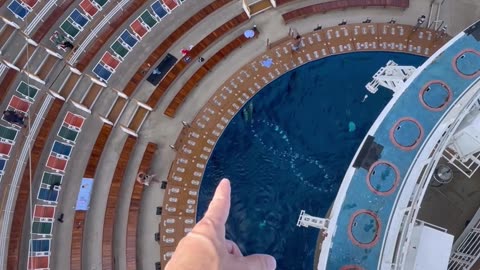 Highest Dive On The Cruise Ship