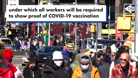 COVID-19 vaccine mandate for all private businesses in New York City