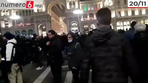 Manifestazioni a Milano 20 Novembre 2021