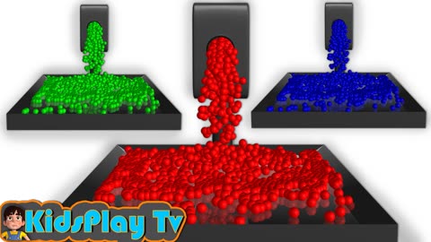 Learn Colors With Soccer Balls - Kids Play Tv