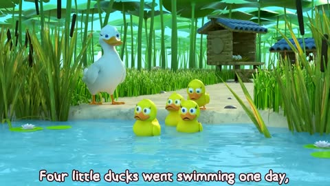 🦆 Five Little Ducks 🦆 Nursery Rhymes - Baby Songs - Kids Songs