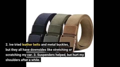 Buyer Comments: Ginwee 5 Pack Nylon Military Tactical Belt Webbing Canvas Outdoor Web Belt with...