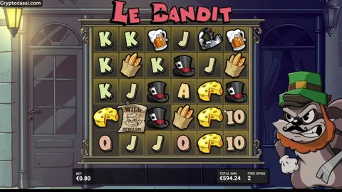 Le Bandit Slot Huge Bonus Win