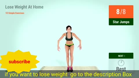 Weight lose exercise at home