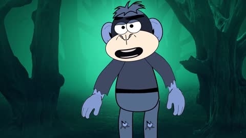 Monkey Monster Man Cartoon