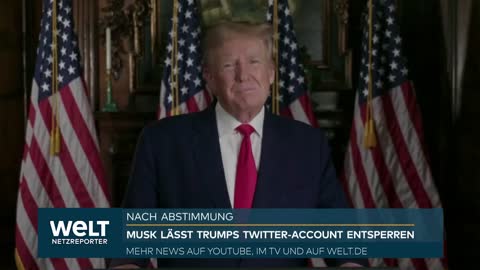 ELON MUSK: Twitter-Chef lässt Profil von Ex-Präsident Donald Trump entsperren - der reagiert gleich