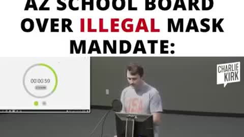 (3 mins) - Charlie Kirk Roasts Arizona School Board Over Mask Mandates For Children