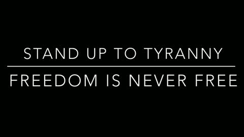Stand Up Against Tyranny!