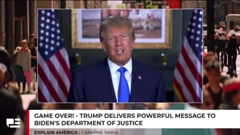 Game Over! - Trump Delivers Powerful Message To Biden's Department Of Justice