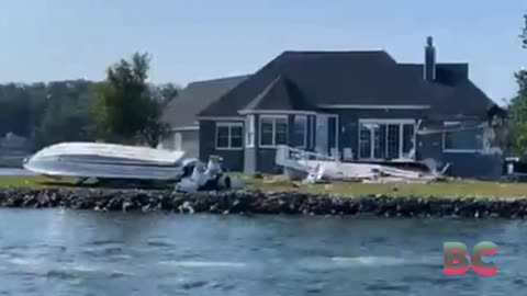 Boat runs aground, crashes into home along Lake of the Ozarks; 8 injured, driver charged