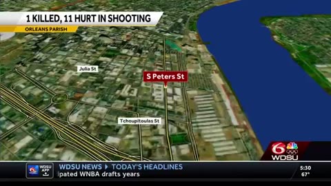NOPD are investigating a mass shooting that happened outside a The Republic nightclub
